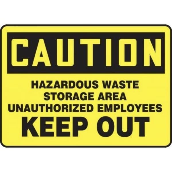 Accuform OSHA CAUTION SAFETY SIGN HAZARDOUS MCHL622XP MCHL622XP - main